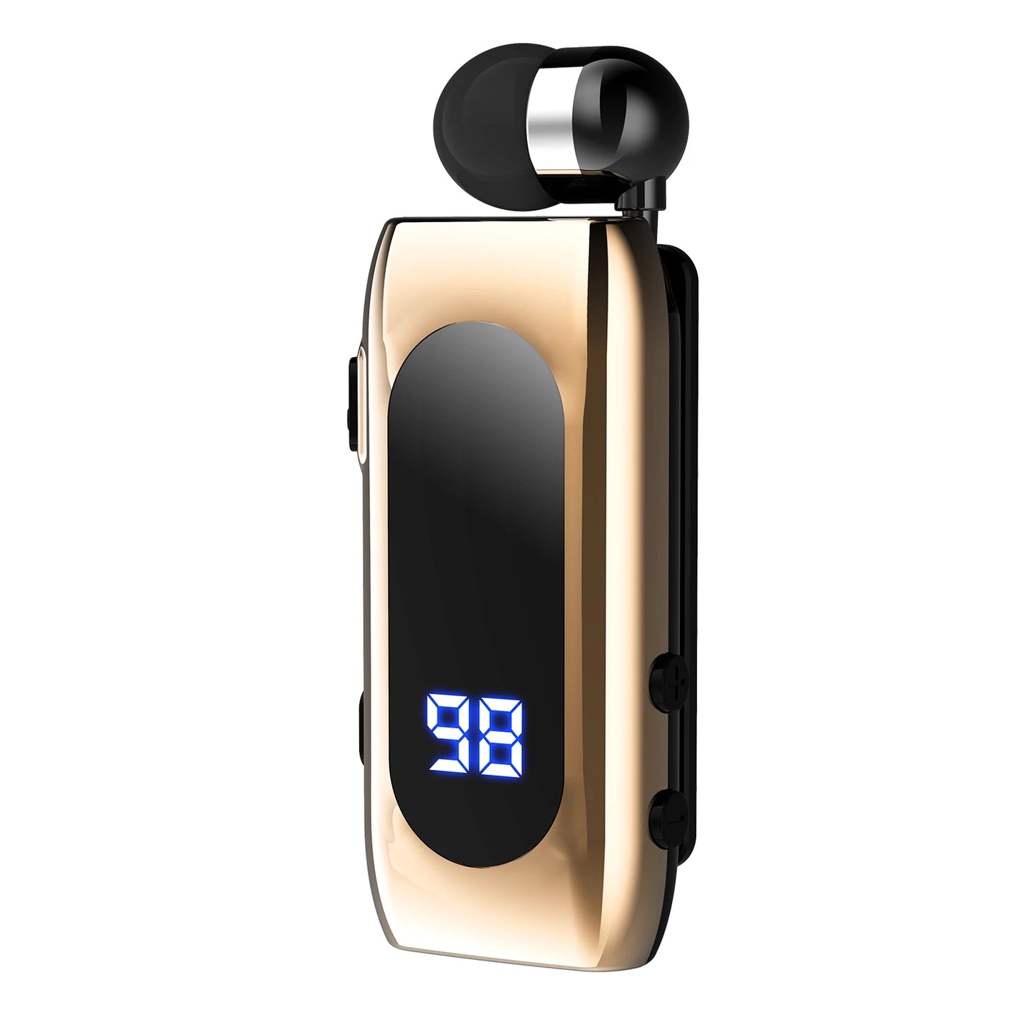 Auricolare wireless con cancellazione del rumore, Bluetooth 5.2, display digitale a LED
