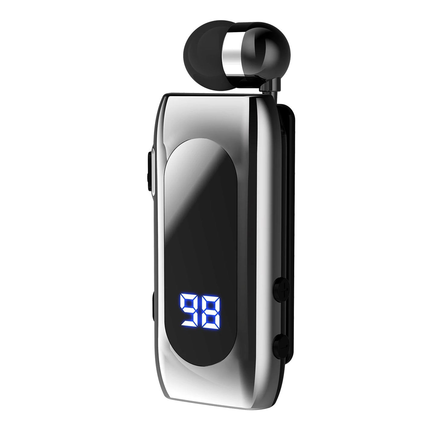 Auricolare wireless con cancellazione del rumore, Bluetooth 5.2, display digitale a LED