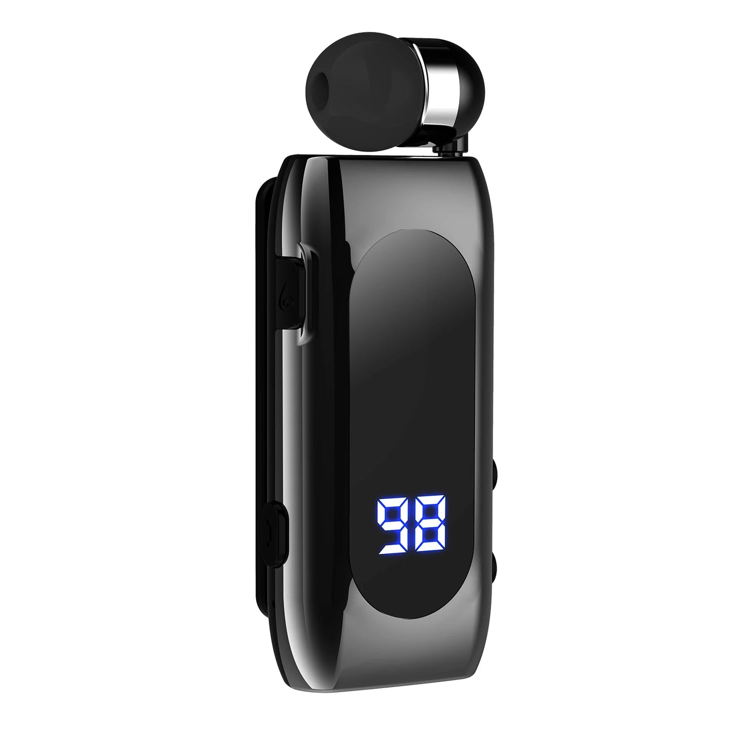 Auricolare wireless con cancellazione del rumore, Bluetooth 5.2, display digitale a LED