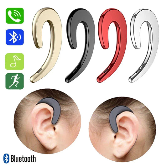 Auricolare stereo Bluetooth 4.2 wireless a conduzione ossea universale